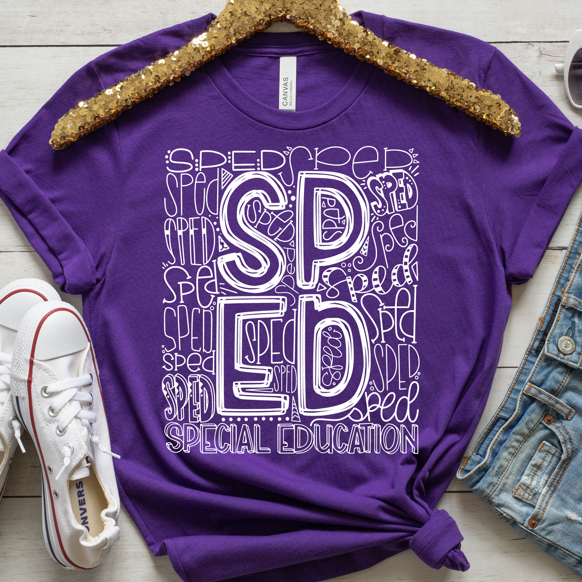 Special Education Typography Design Tee - MariROsa Craft Shop
