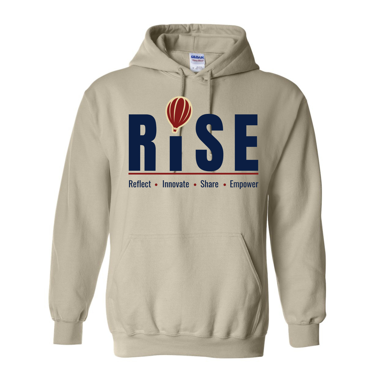 RISE TVUSD Navy Hooded Sweatshirt