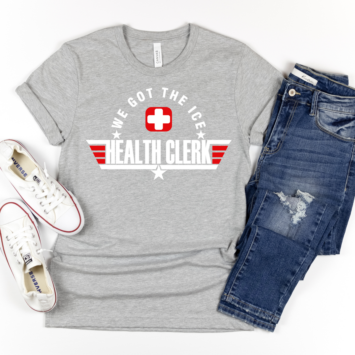 Health Clerk Tee - MariROsa Craft Shop