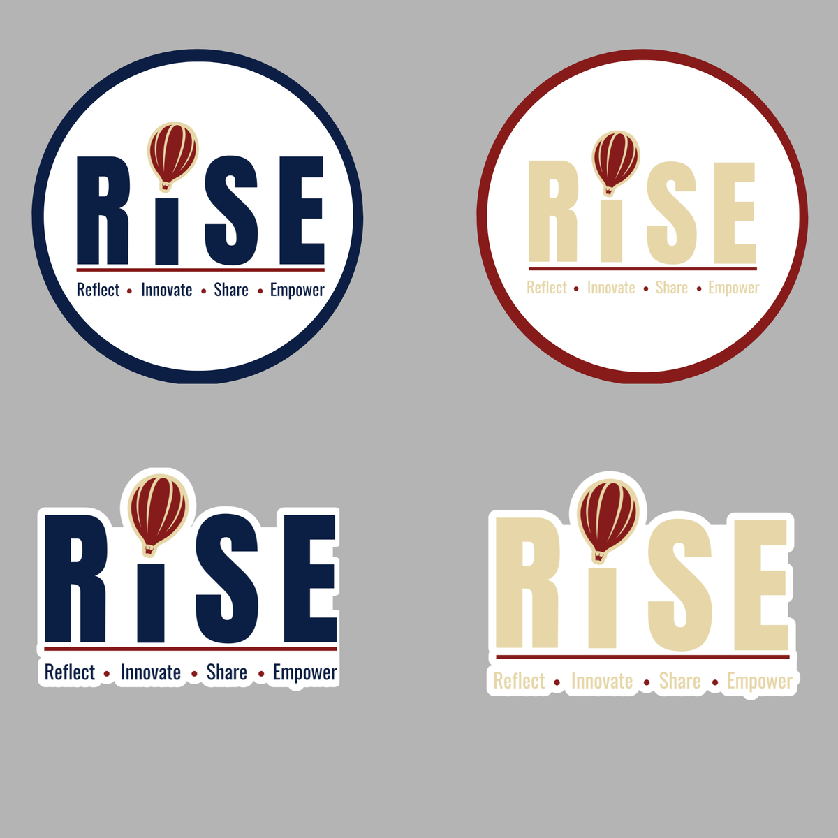 RISE TVUSD Stickers