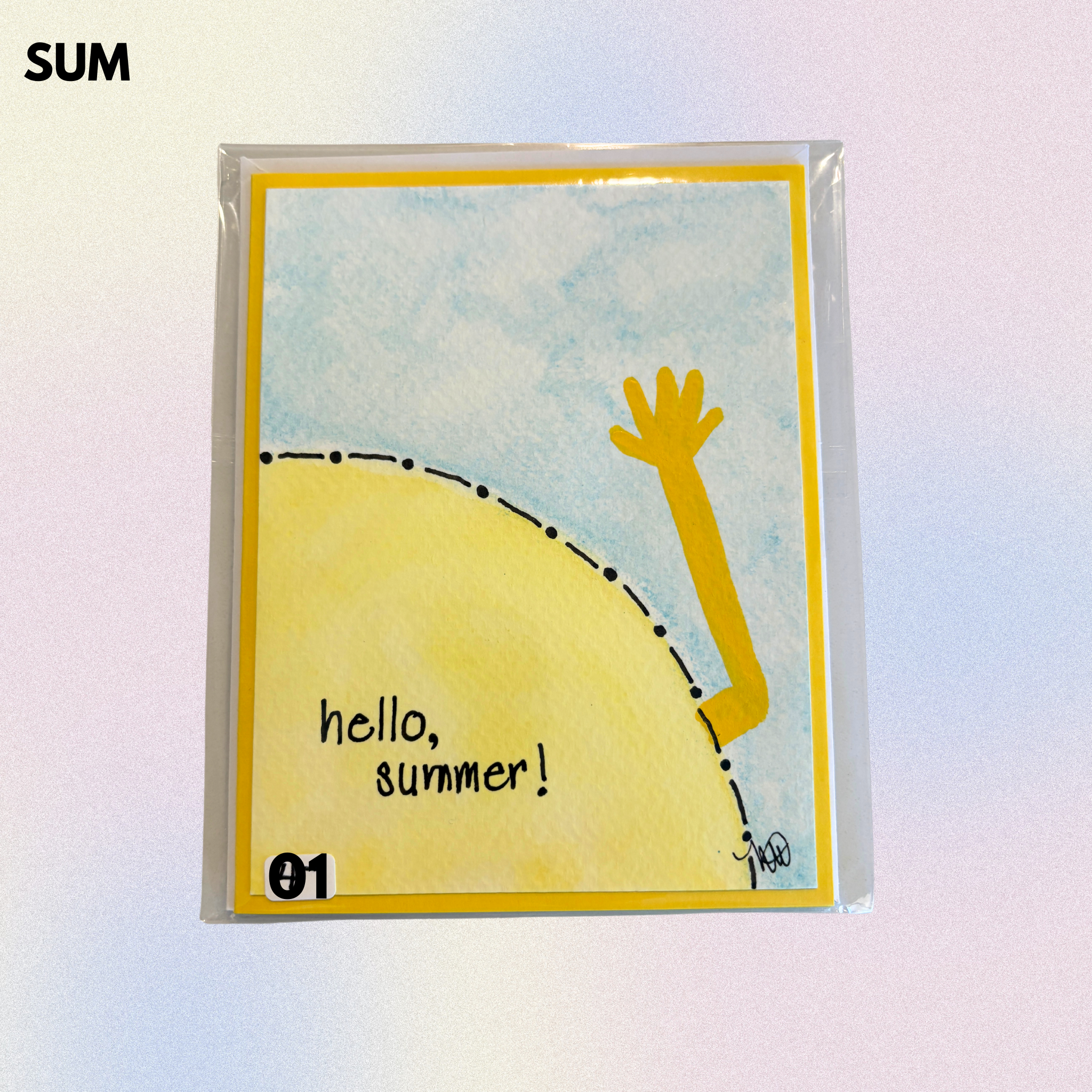 Summer Hand-Painted Greeting Cards - MariROsa Craft Shop