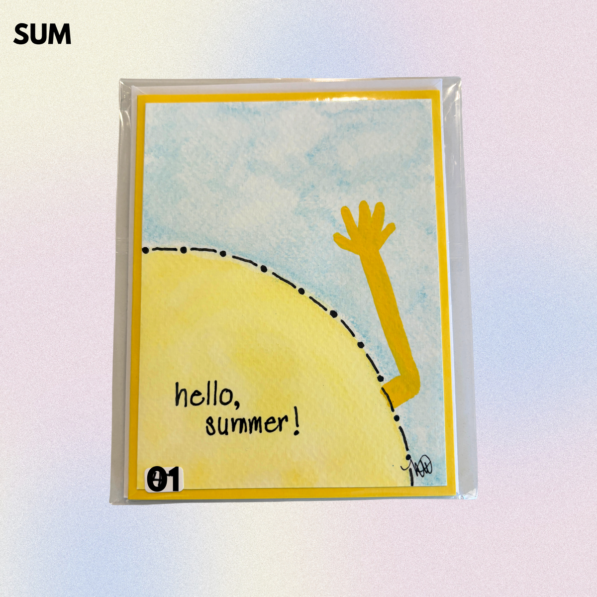 Summer Hand-Painted Greeting Cards - MariROsa Craft Shop