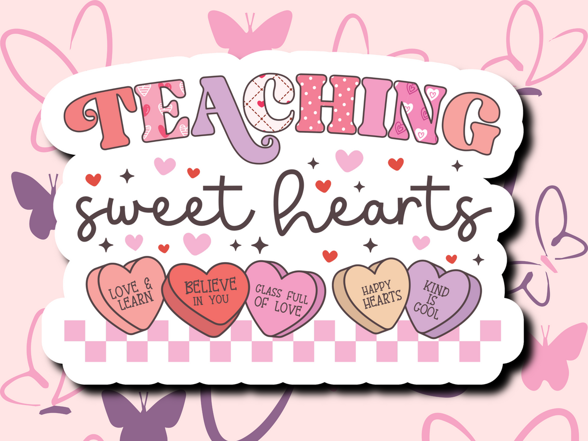 Teaching Sweethearts Sticker - MariROsa Craft Shop