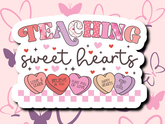 Teaching Sweethearts Sticker - MariROsa Craft Shop