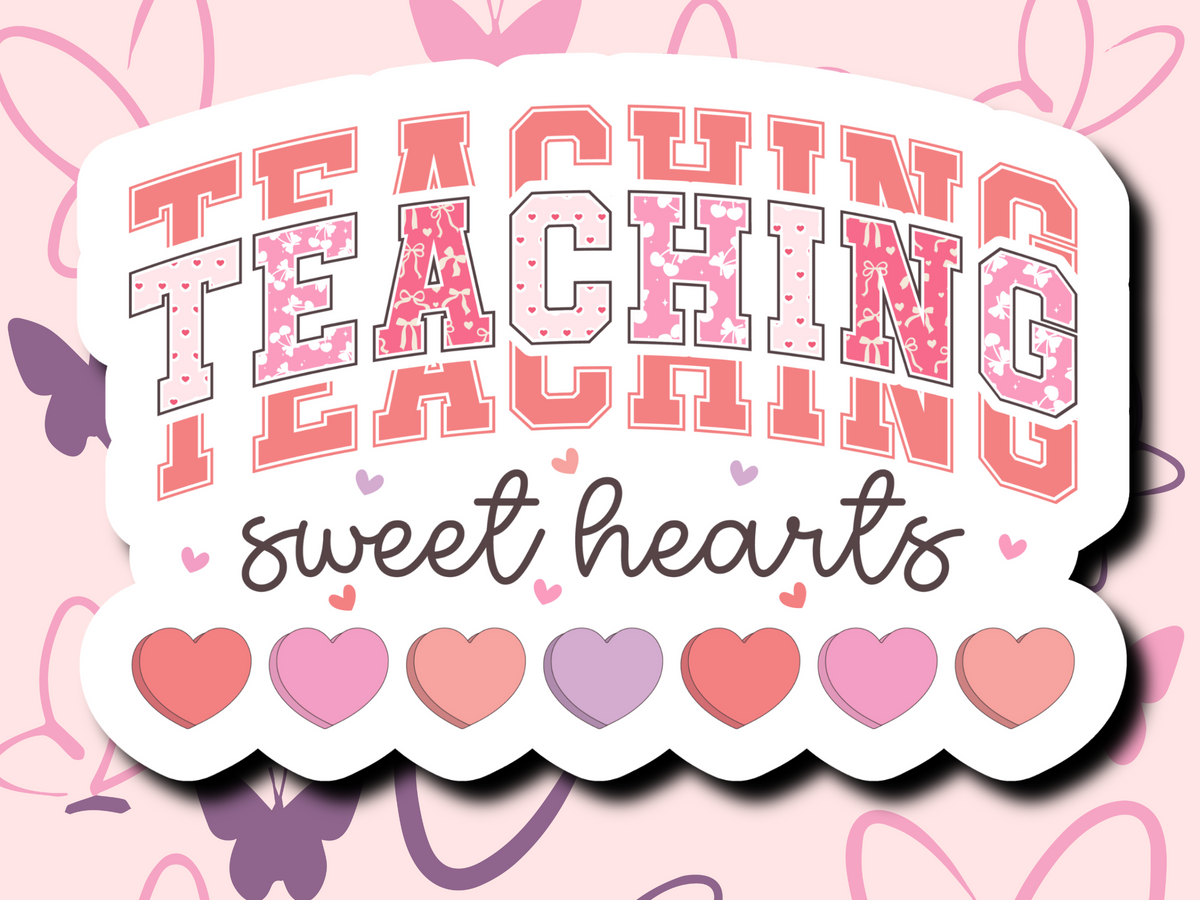 Teaching Sweethearts Sticker - MariROsa Craft Shop
