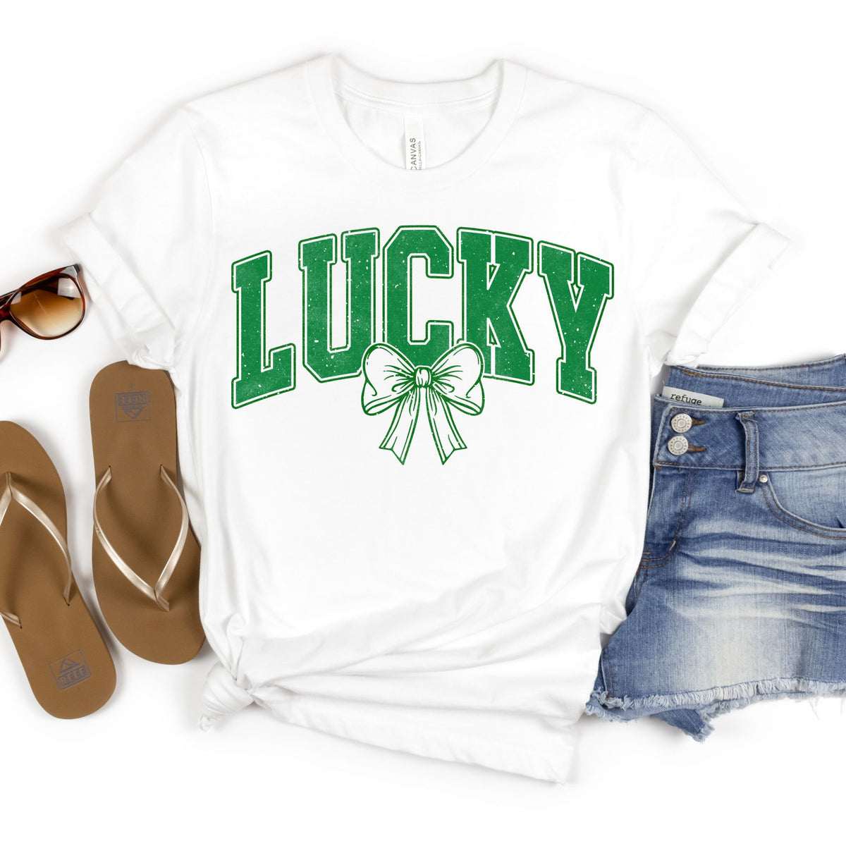Lucky Bow Tee - MariROsa Craft Shop