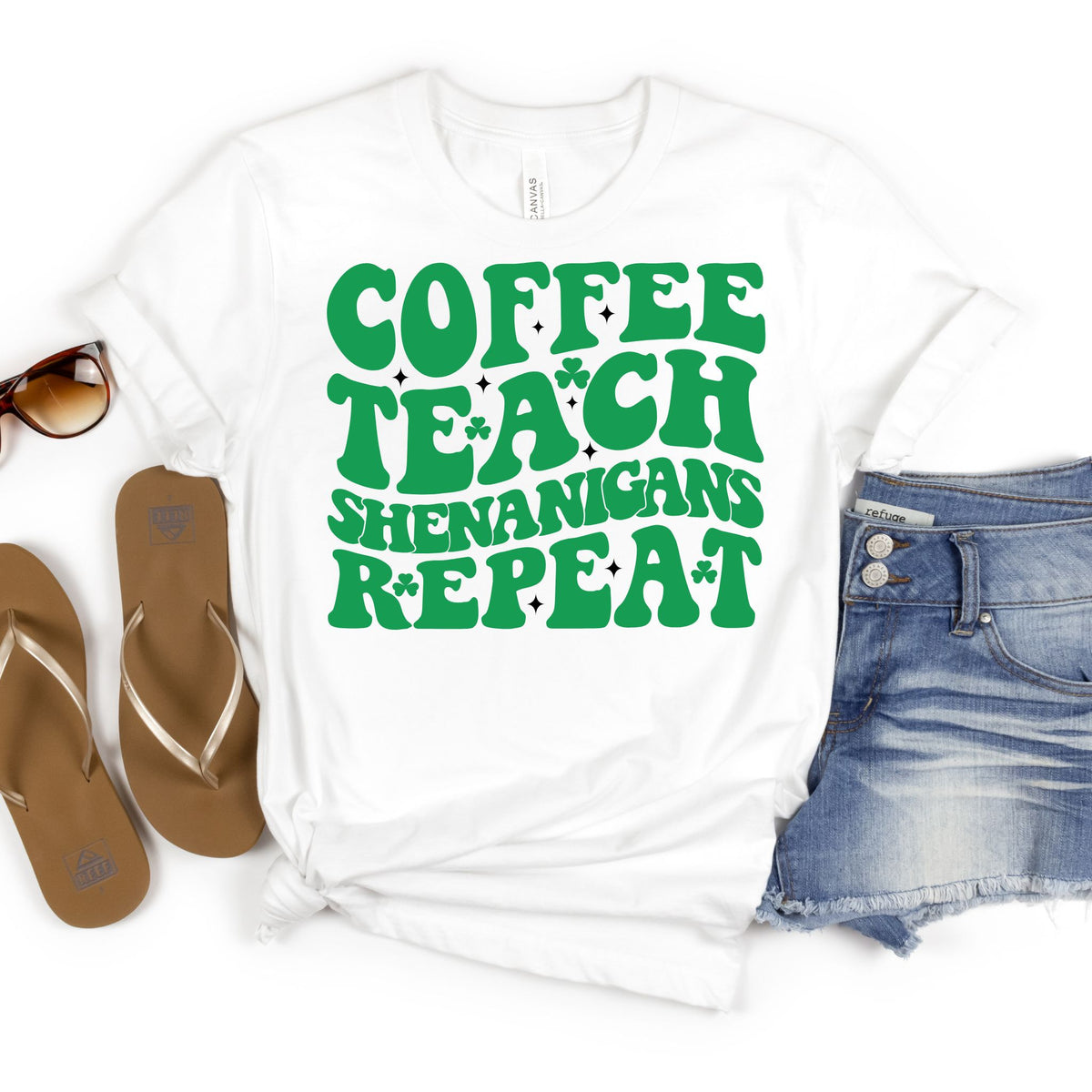 Coffee Teach Shenanigans Repeat - MariROsa Craft Shop