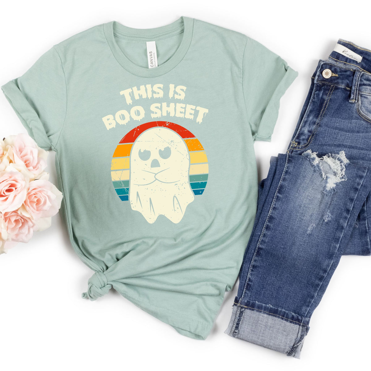 This is BOO Sheet Tee - MariROsa Craft Shop