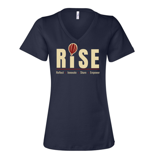 RISE TVUSD Women's V-Neck Tee