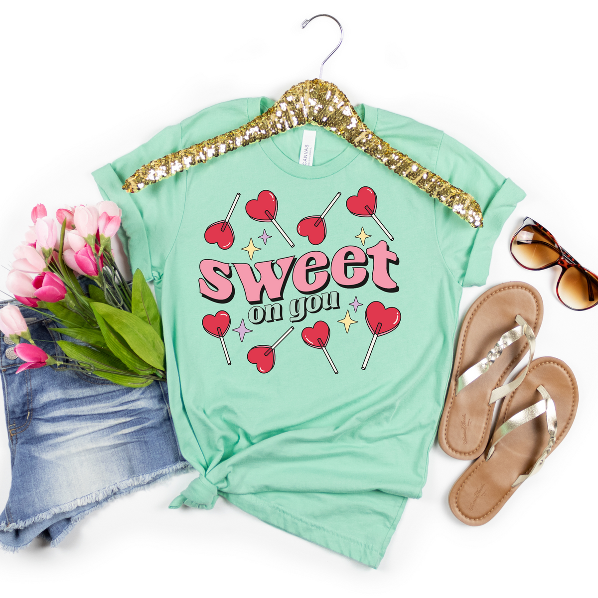Sweet on You Tee - MariROsa Craft Shop