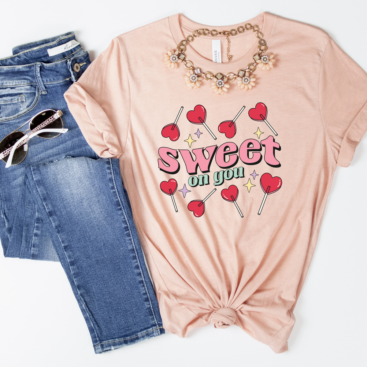 Sweet on You Tee - MariROsa Craft Shop