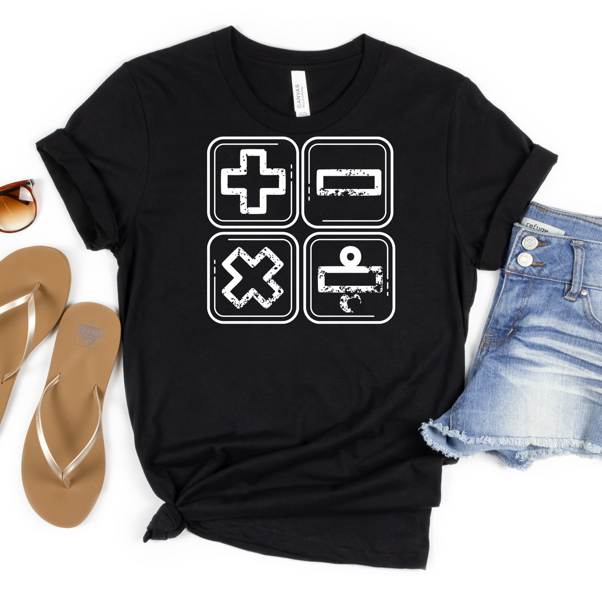 Math Symbols Tee - MariROsa Craft Shop